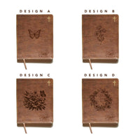 Load image into Gallery viewer, Floral Butterfly NIV personalized bible Leather NIV journaling bible godparent gift from godchild religious gift for women confirmation gift